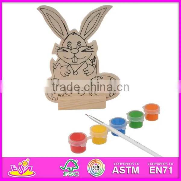 2015 New Play Paint Toy Kids Toy, Cheap DIY Wooden Toy Children Paint Toy,Educational Toy Wooden Paint Baby Toy W03A053 photo-5