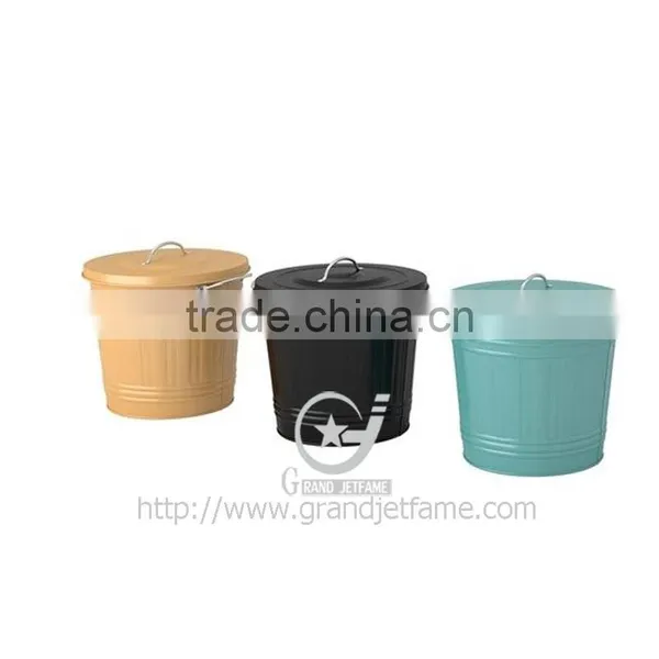 Home Galvanized Metal Color Storage Bin photo-5