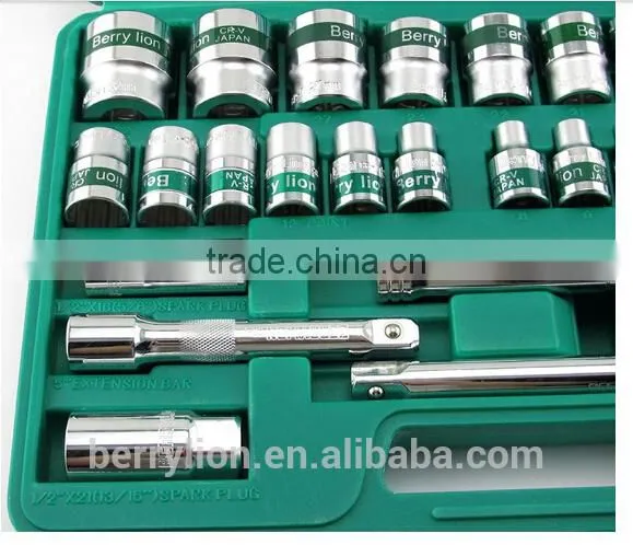 Berrylion Socket Set 32pcs Mirror Finished Socket Set CR-V Socket Set photo-4