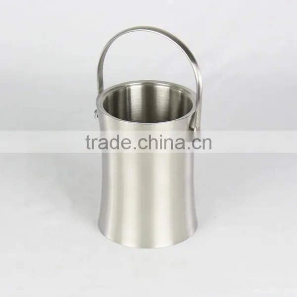 1L 2L 3L Stainless Steel Ice Bucket, Ice Pail, Double Wall Ice Bucket photo-2