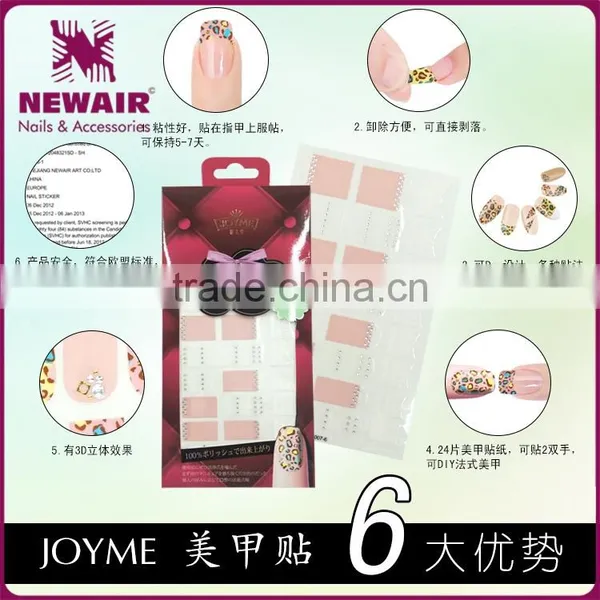 NEWAIR Full Cover Wrap Waterproof Easy-use Nail Stickers photo-6
