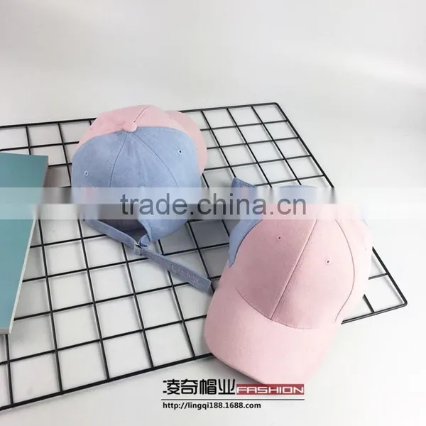 New Style Double Color Assembling Baseball Dad Cap With Flat Embroidery photo-4