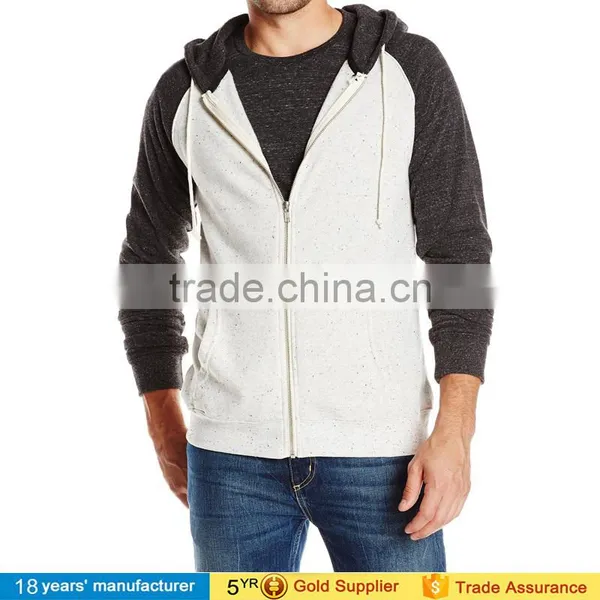 2016 Custom Logo Men's Jersey Long Sleeve Pull Over Baseball Raglan Hoodie Sweatshirt photo-3
