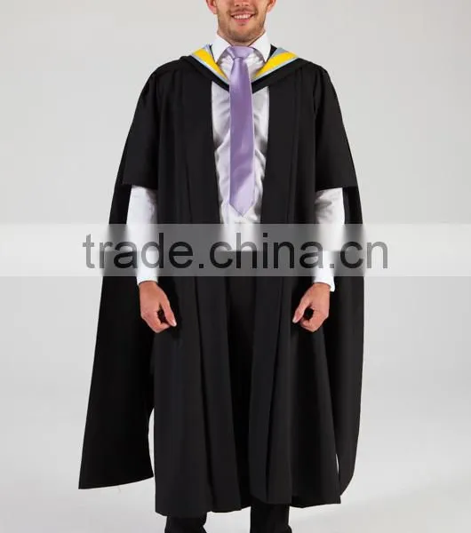 Bachelor Cap Gown & Tassel Uniforms Gown Graduation photo-3