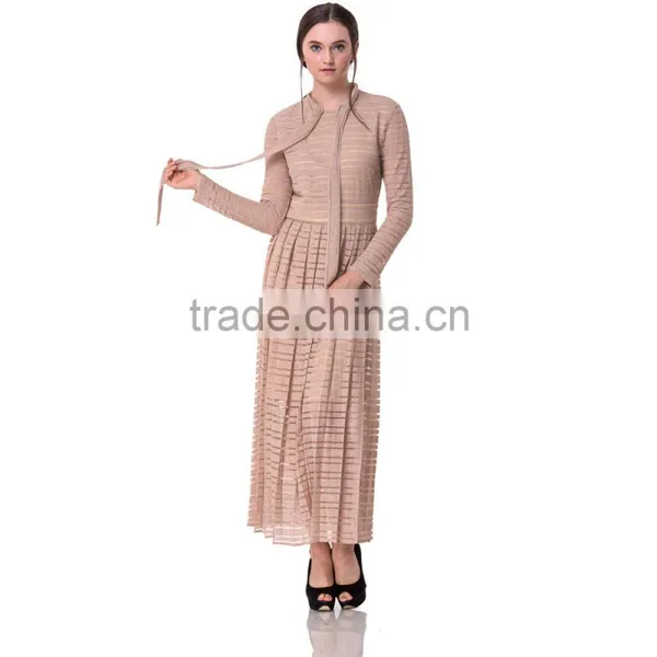 Guangzhou Domin Fashion Factory 2017 Beautiful Long Sleeve Dress photo-6