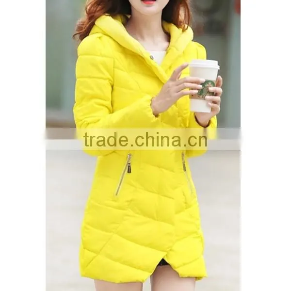 2015 Hot Selling Ladies Winter Light Collect Waist Padded Jacket photo-3