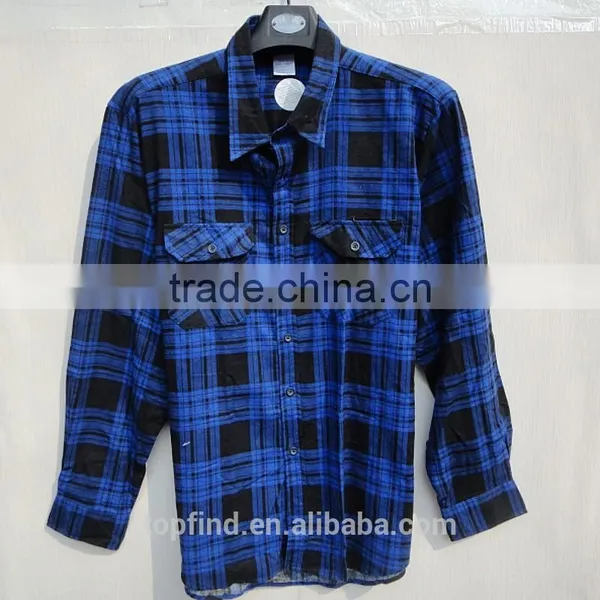 Classic Good Quality Plaid Pattern Long Sleeve Two Pocket Fashion Boy's Shirt photo-4