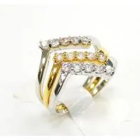 Sterling Silver CZ Ring With Cubic Zirconia Stone
