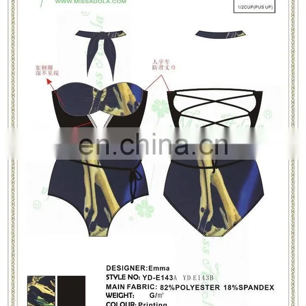 Miss Adola OEM Weekly Recommendation New Designed Tankini/ Bikini/ One Piece Swimwear Series photo-3