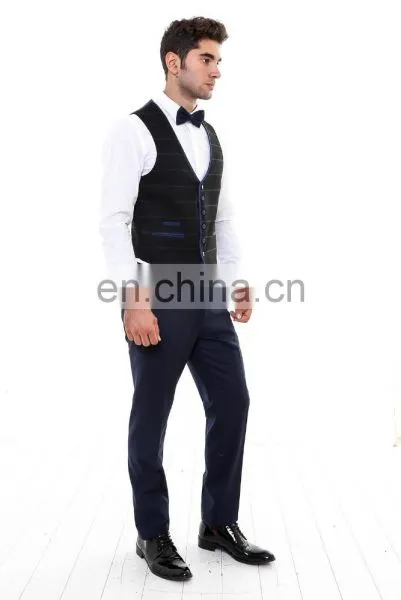New Fashion 2 Button Plain Mens Suit (3 Pieces) photo-5