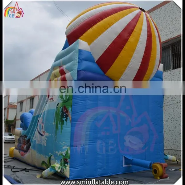 Inflatable Slide, Inflatable Bear With Parachute Slide for Funny to Kids photo-2