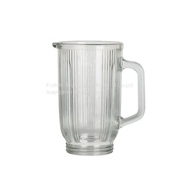 A11-1 1L Hot Sale Home Appliance Striped Blender Spare Parts Glass Jar