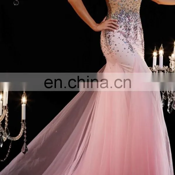 2014 Latest Sequin Mermaid Stunning Evening Dresses for Formal Occasion photo-2