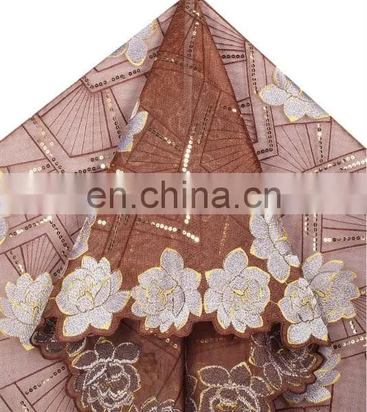 Fashionable African Organza Lace Fabric for Women photo-6