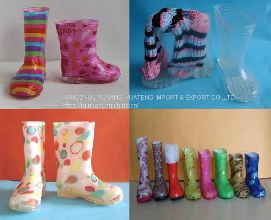 Hi-Q Various Transparent Kids' PVC Rain Boots, Cheap Children Rain Boot,High Quality Kid 100%Transparent Rain Boots photo-2