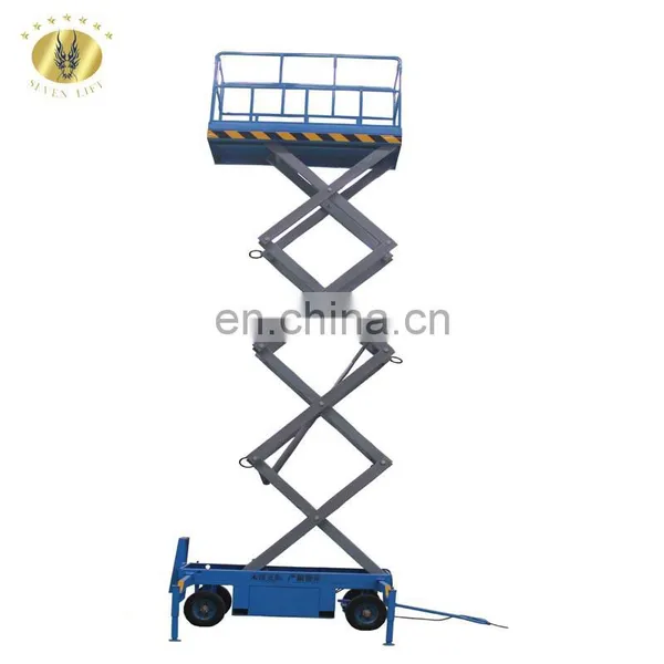 7LSJY Shandong SevenLift 6m Green Electric Mobile Floor Small Single Man Jlg Aerial Scissor Lifting Electric Light Lift photo-6
