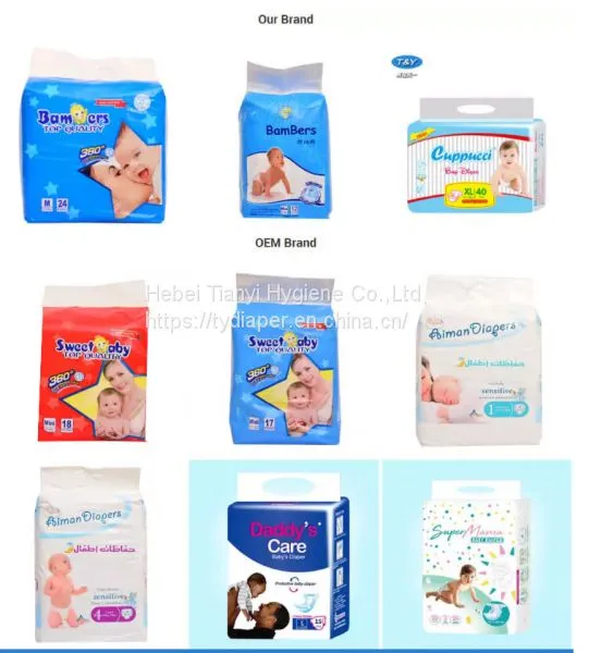 Breathable Soft Disposable Best Quality Baby Diaper Made in China photo-2
