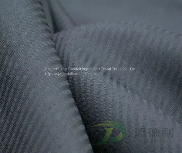 Polyester Herringbone Dyed Fabric