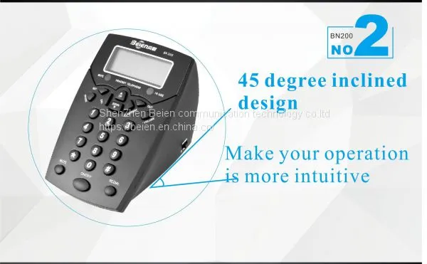China BN200 Business Telephone + T11 Business Telephone Headset for Call Center photo-4