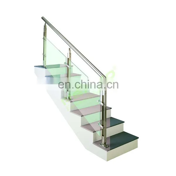 New Design Stair Stainless Steel Staircase Railing Glass Railing For Indoors Factory In China photo-6