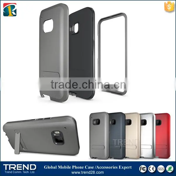 China Supplier for HTC M9 Kickstand Hard Combo Case photo-5