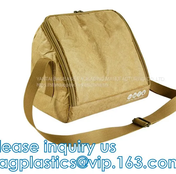 DuPont Paper Tyvek Breathable Strong And Durable Dupont Paper Tyvek Lunch Cooler Bag,tote Bag,gift Bag,microfiber Pouche photo-3
