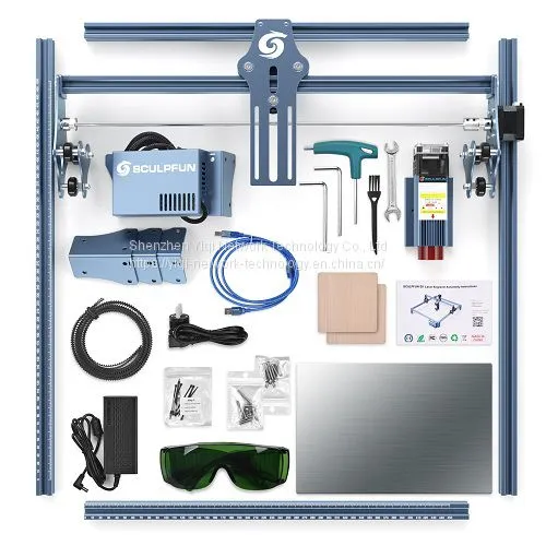 Sculpfun S9 90W Card Stainless Steel Mini Desktop Metal Marking Leather Co2 Wood Cutter Portable Laser Engraver Machine