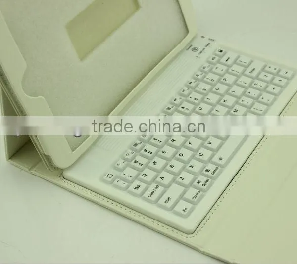 2014 New Arrival! Stand PU Leather Case With Wireless Keyboard for 7.9'' Tablet PC,Bluetooth Keyboard For IPad 5 photo-3