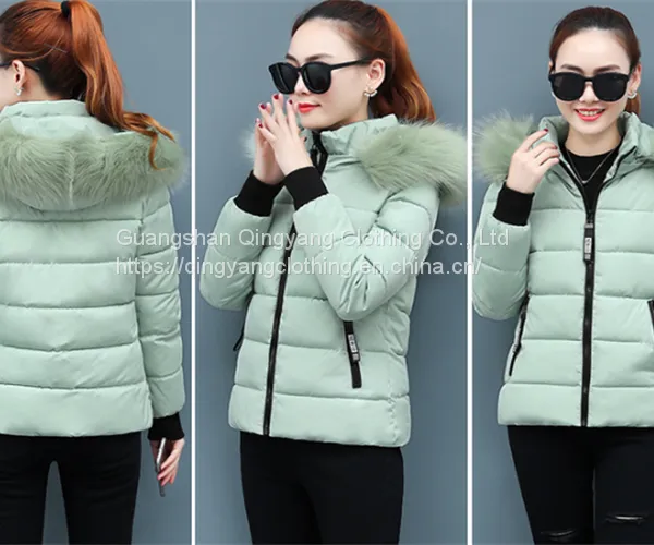 Winter Warm Cotton Padded Jackets Hooded Female Down Jacket Thick Ladies Down Coat Plus Size Puffer Jacket Women photo-4