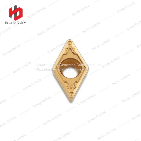 DCMT11T308-HQ Carbide Turning Insert With CVD Yellow Coated for Steel photo-2