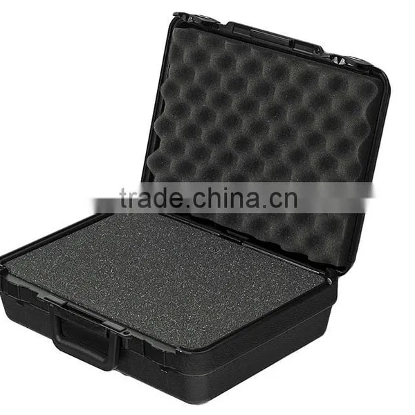 Black Molded Plastic Carrying Case, Rugged Polypropylene Flight Case Tool Storage Box photo-4