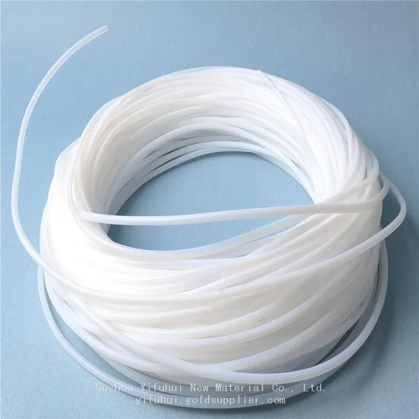 PTFE Tubing PTFE Tube Dispersion Resin Extruded Plastic White and Optional High Temperature Resistance PTFE TUBE Plastic Tube photo-5