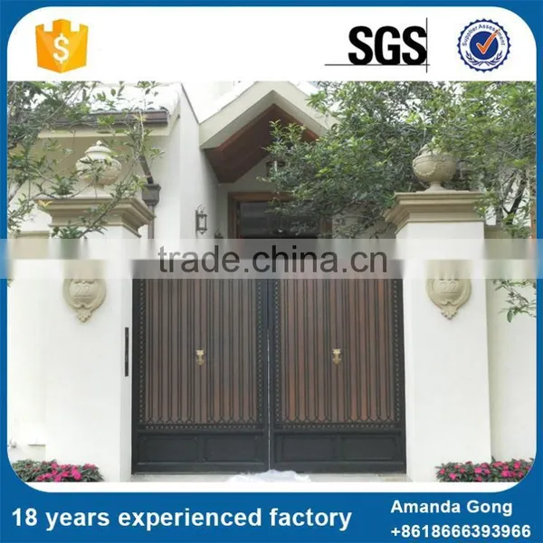Customized Hot-Dip Galvanized Wrought Garden Iron Gate photo-6