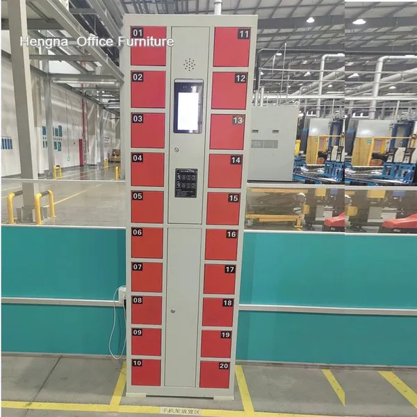 Heavy Duty Steel Smart Electronic Locker With Touch Screen for Commercial Venue Storage-Large Scale Manufacturer photo-4