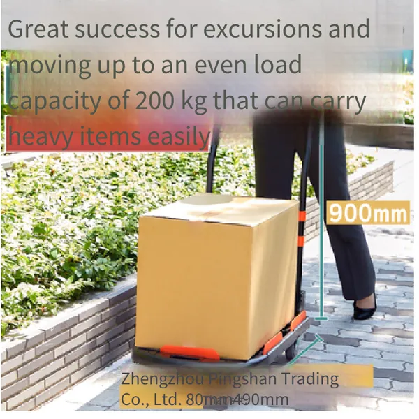 Trusco Lightweight and Stable Resin Trolley Mpk780-bk With a Load Capacity of 200kg for Handling Operations photo-4