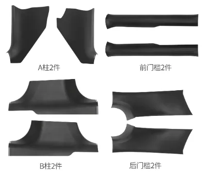 Interior Door Sill Guard - 25 TMY Juniper Spec With 0.8mm Powder Coated Finish photo-2