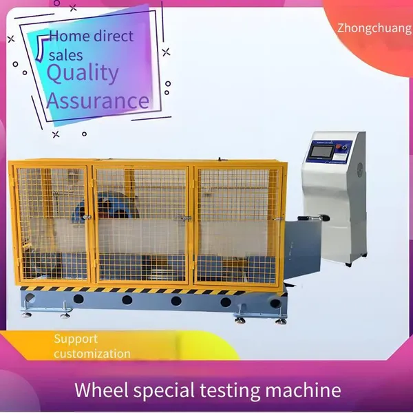 high-speed durability testing machine for vehicle wheels and tires, radial load testing machine for wheel hubs, rolling resistance testing machine, impact fatigue testing machine
