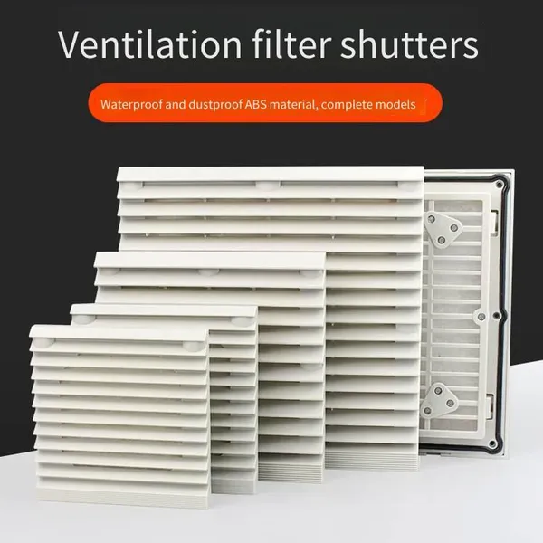 Axial Flow Fan Ventilation Filter Screen Set, Dust-proof and Heat-dissipating Fan Louver Mesh Cover for Cabinets, Electrical Control Distribution Boxes. Zl-801, 801.230