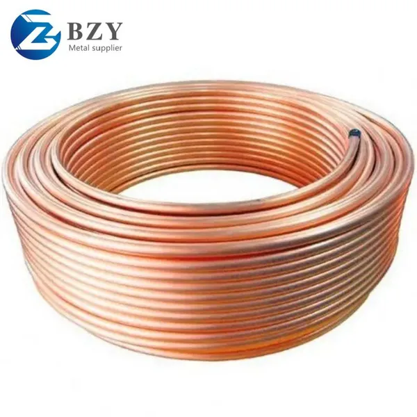 ASTM C10200 C11000 C12000 Purple Copper Tube Pipes for Air Conditioning Copper Tube photo-2