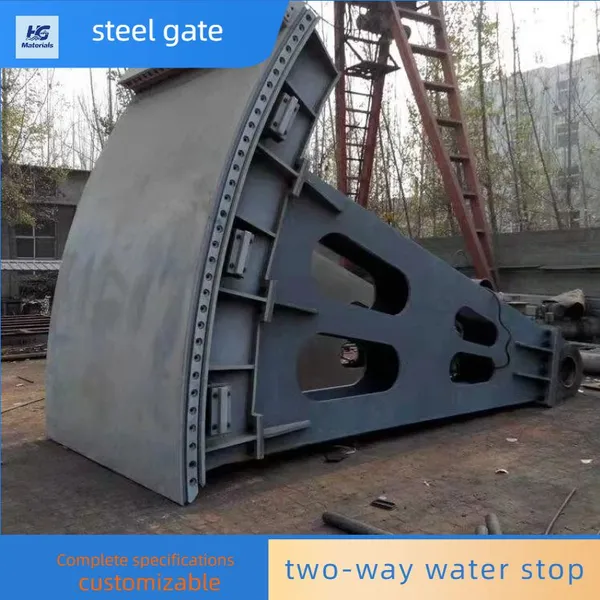 PZ Flat Fixed-wheel Steel Gate, Wall-mounted Stainless Steel Channel Gate, Roller-type OR-76 photo-1
