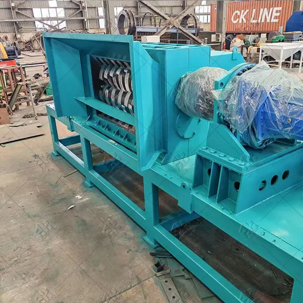 Heavy Duty Cross Cut Shredder Machine Double Shaft Shredder photo-3