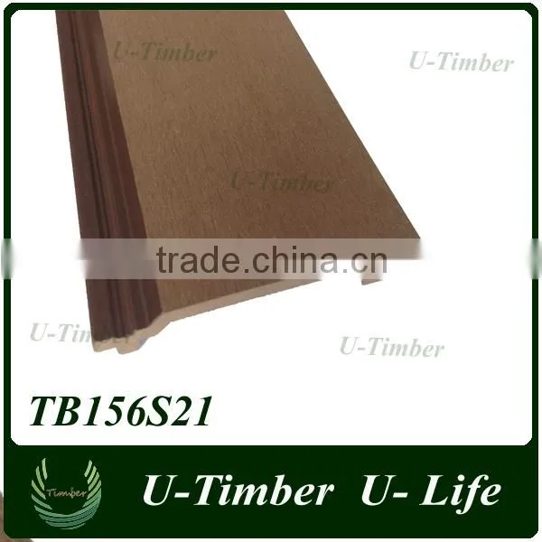 Waterproof WPC Composite Wood Wall Panel for Exterior Wall Decoration photo-4