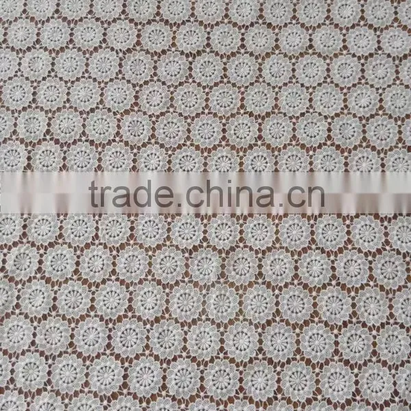 2016 Embroidery Lace Fabric Milk Silk Water Soluble Full Lace for Garment Accessory photo-6