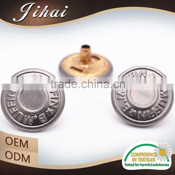 With Logo Design Round Special Clothing Snap Custom Metal Snap Button photo-6
