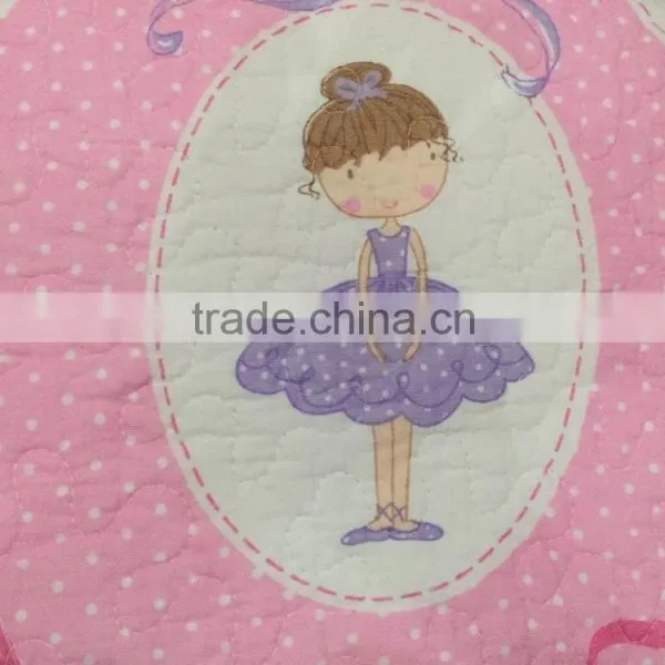 Nice Dancing Girl Children Bedspread , 100% Cotton photo-2
