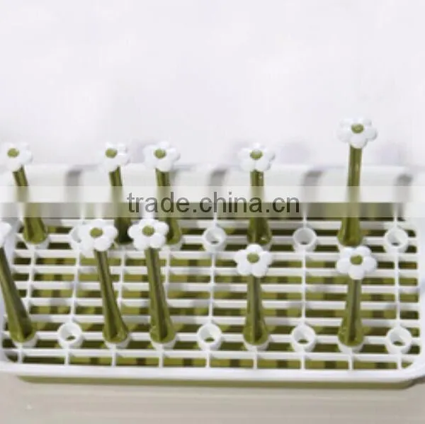 Plastic Cup Holders and Dish Flower Baby Bottle Drying photo-4
