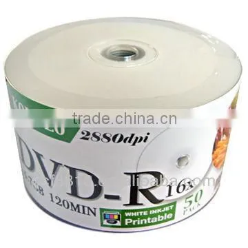 Taiwan New Blank Printable Dvd r, Dvd-r 4.7 Printable photo-3
