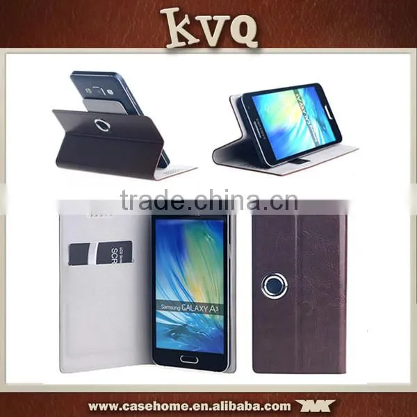 360 Degree PU Leather Standing Flip Case for Samsung Galaxy A3 photo-2