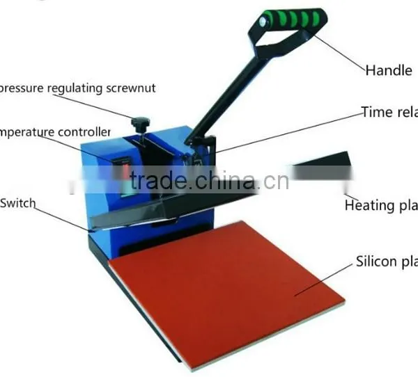 Best Price 38x38cm T-Shirt Used Heat Press Machine, Heat Transfer Machine photo-2