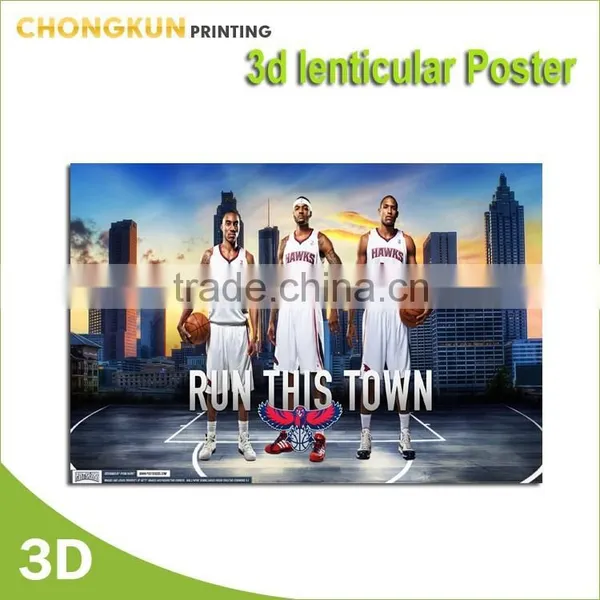 Hot Sale 3d Lenticular Printing Sports Poster photo-4